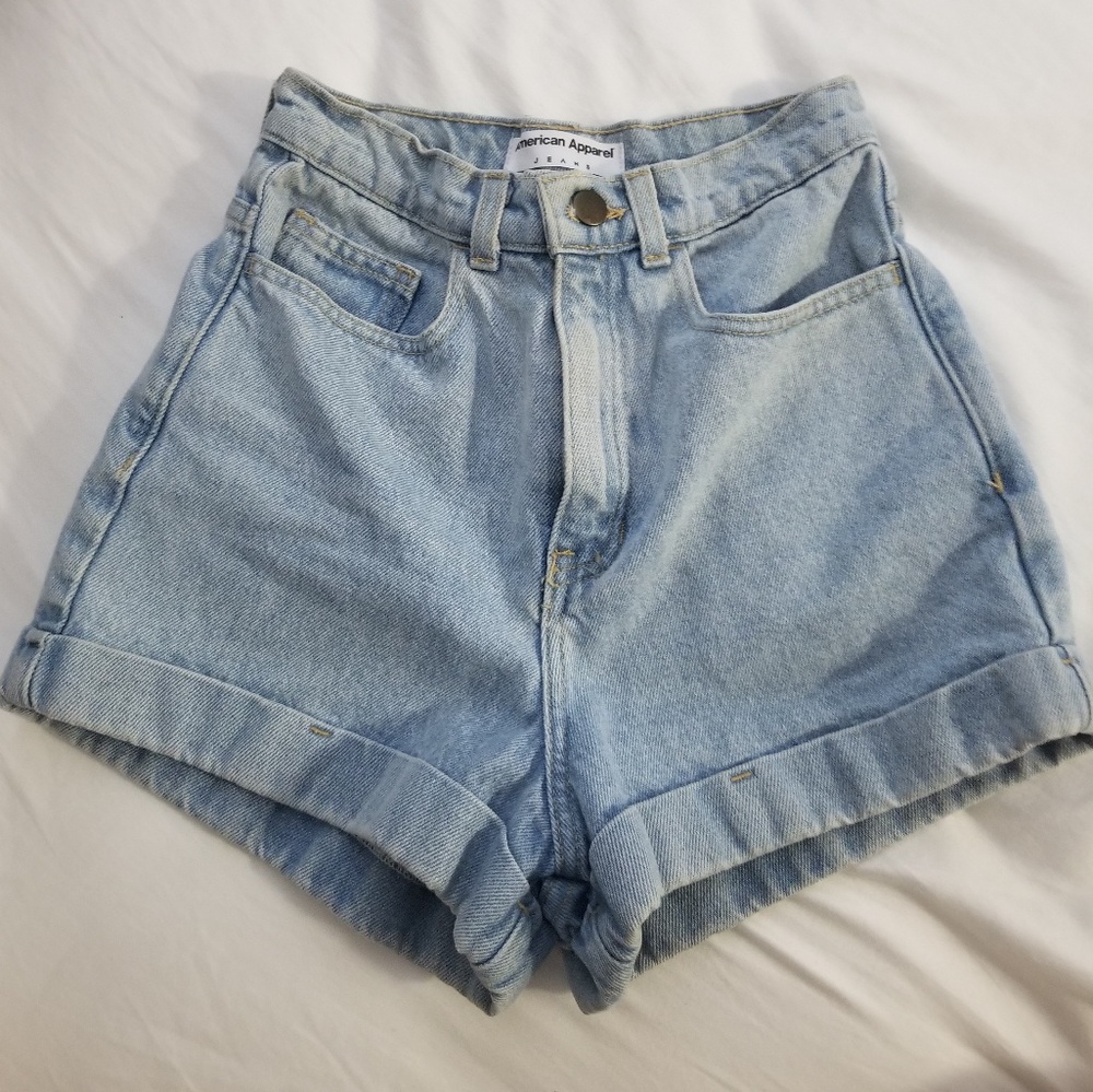 American Apparel High Waisted Shorts